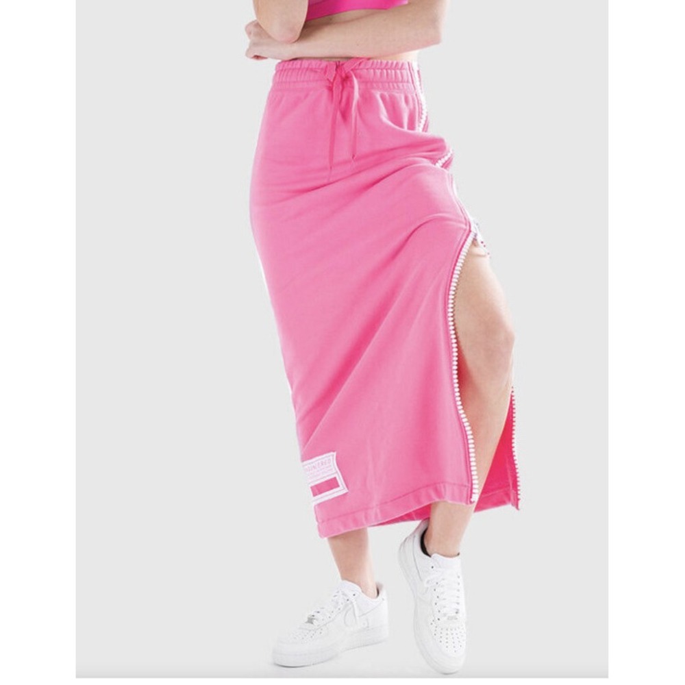 Nike NSW Long Fleece Skirt Pink S NWT